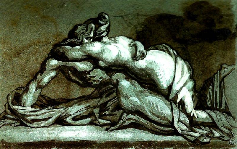 l'etreinte, Theodore   Gericault